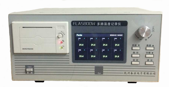 FLA5800W多路溫度記錄儀（可手動或自動打印測試數(shù)據(jù)，選配USB接口）
